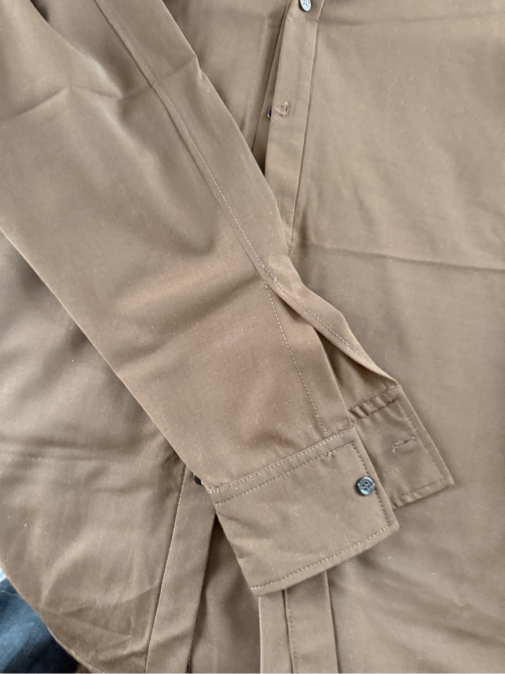 Zara Dark Brown Tailored Button - Picture 14 of 16
